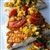 HALIBUT with corn tomato medley