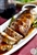 PORK TENDERLOIN w/port wine fig sauce, creamy mashed potatoes & haricot verts